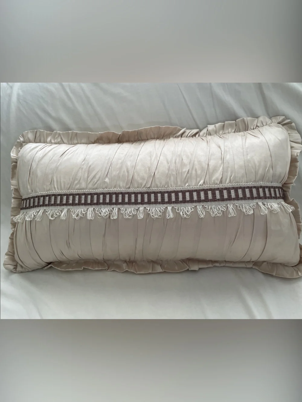 Waterford Silk pillow & down filled. EUC